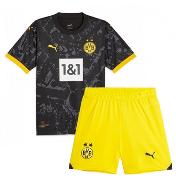 Borussia Dortmund Venkovní dres komplet pro Děti 2023-24 Krátkým Rukávem (+ Krátké kalhoty)